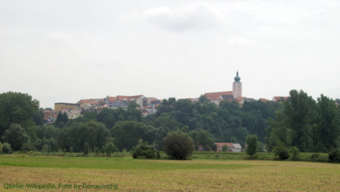 Ansicht vom Isar-Radweg